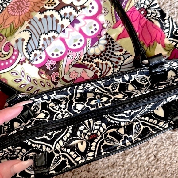 VERA Bradley Patchwork Medley Tote Shoulder Bag Purse Limited Edition 💕RARE💕 - Picture 8 of 15